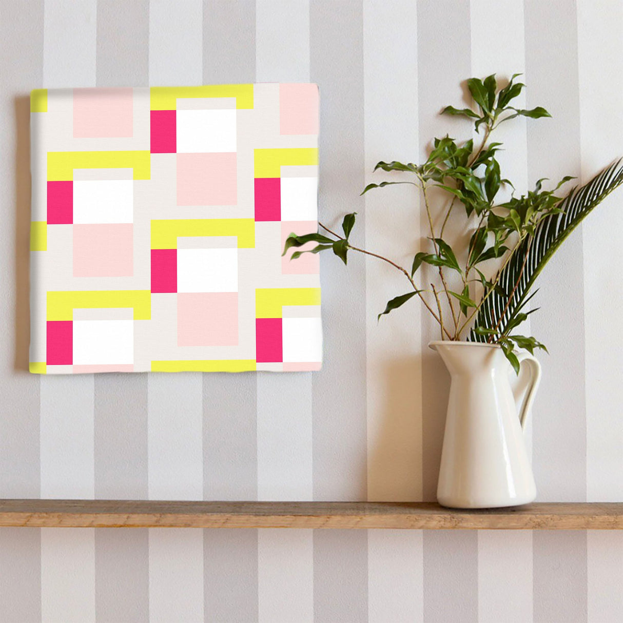 幾何学模様の壁掛けアート インテリア雑貨 アートパネル キャンバス   patt-1803-039