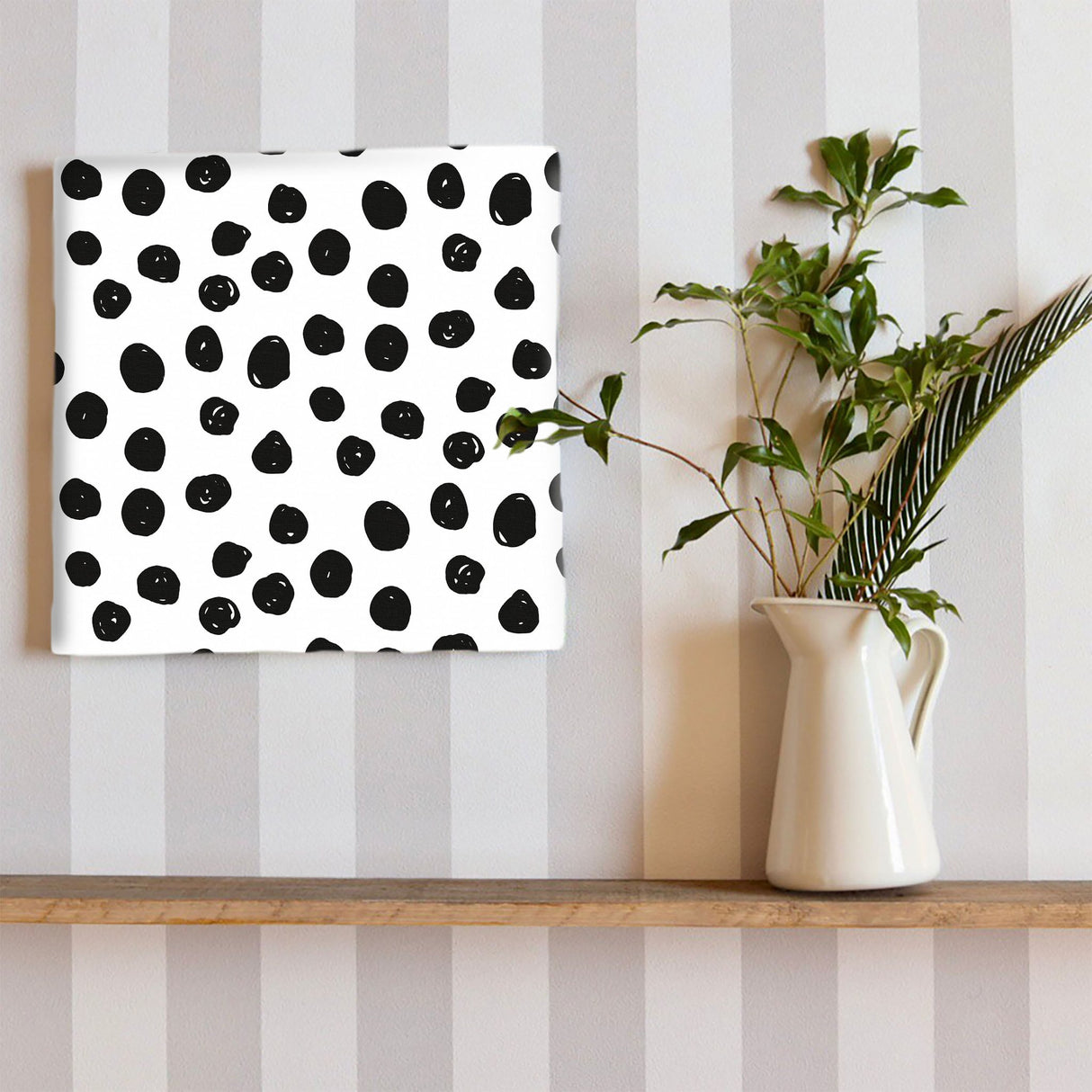 Dot pattern wall art Interior goods Art panel Canvas patt-1803-045