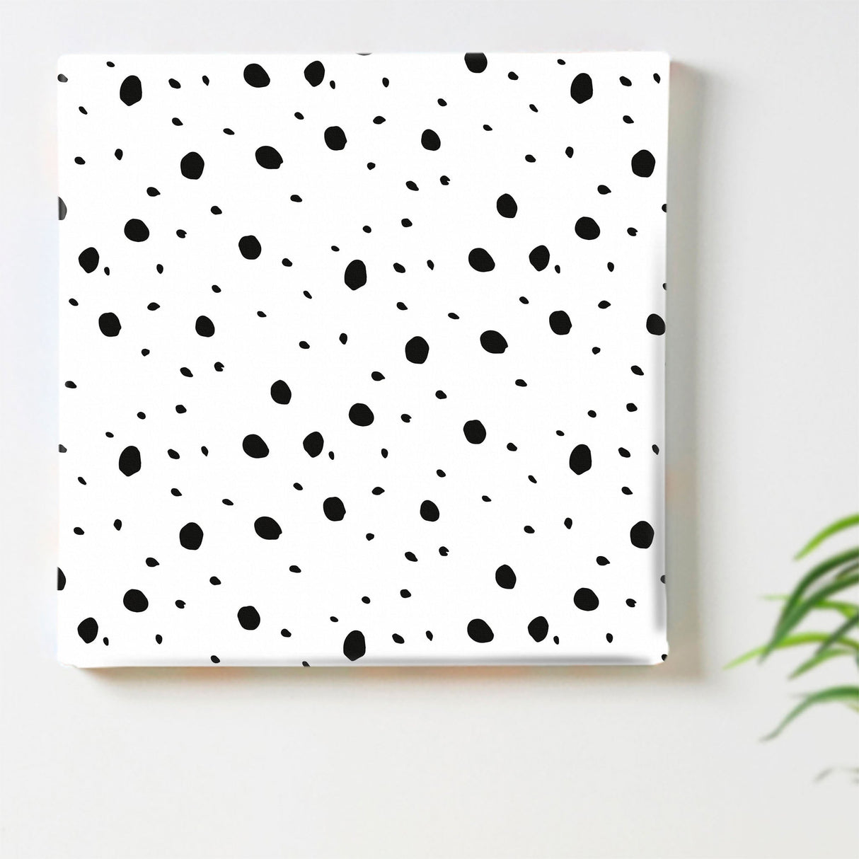 Dot pattern fabric board Interior goods Art panel Canvas patt-1803-048