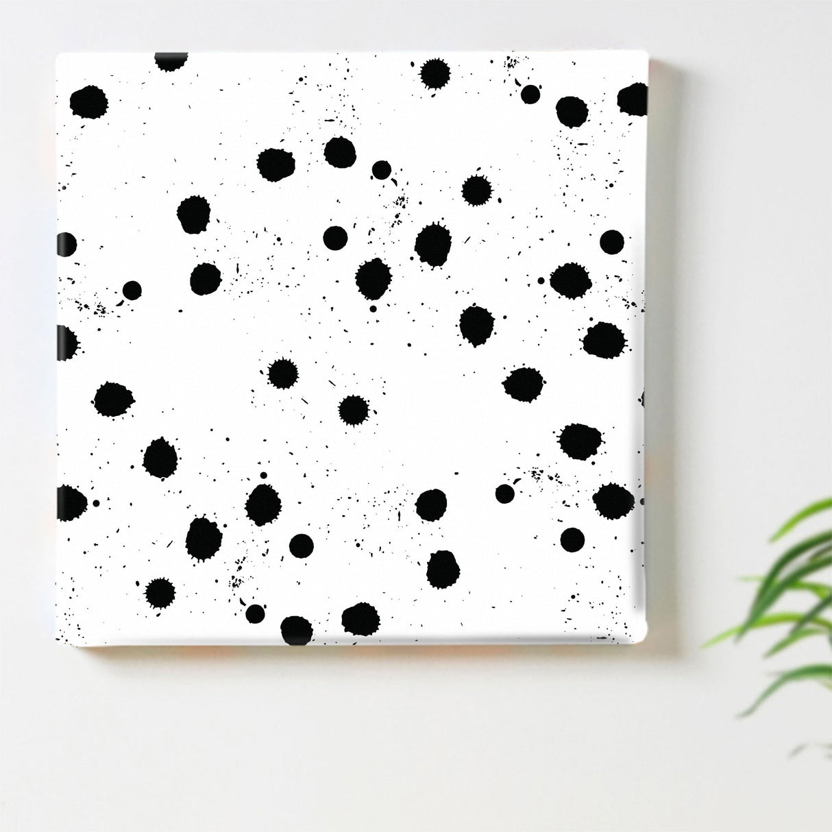 ドット柄のファブリックパネル インテリア雑貨 アートパネル キャンバス   patt-1803-068