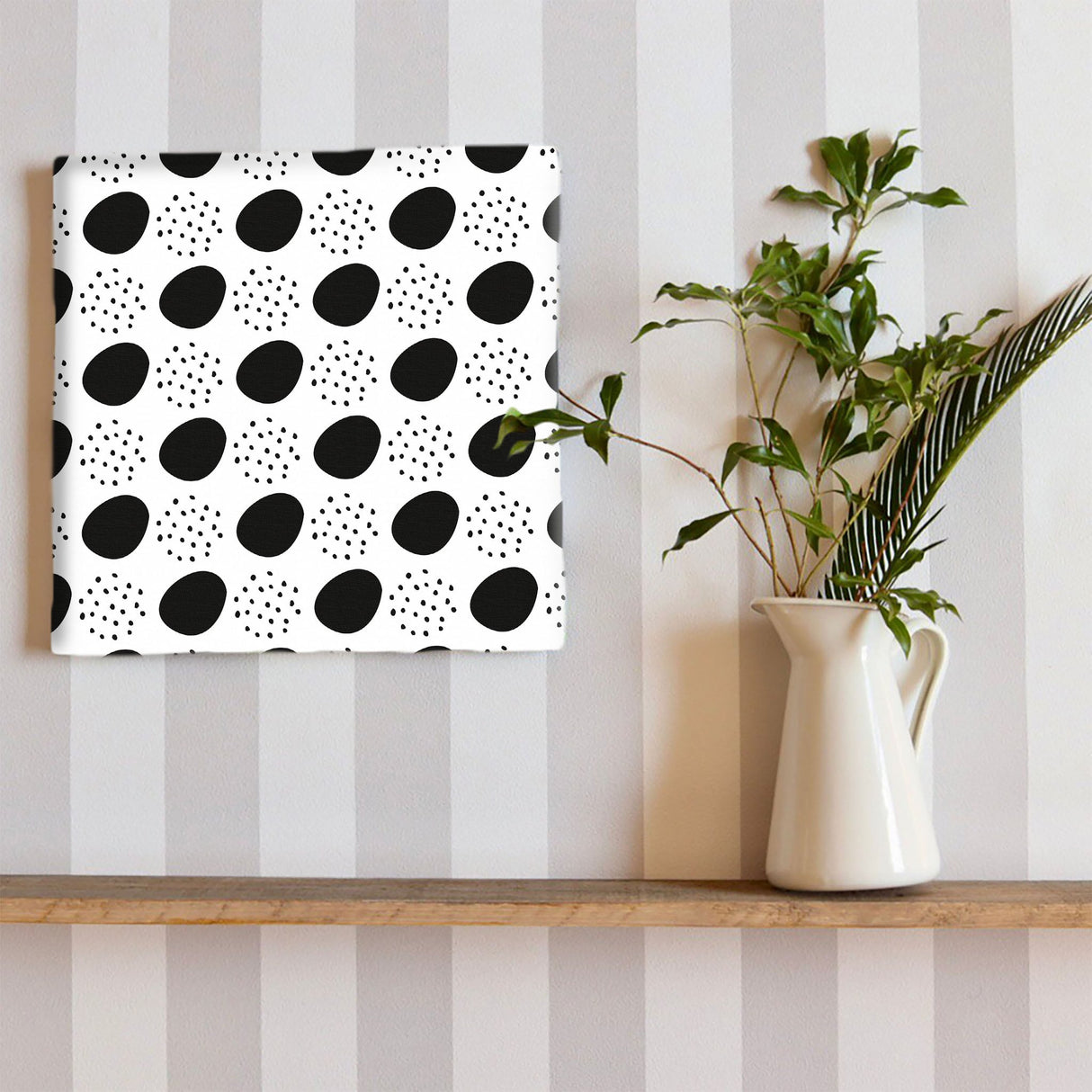 ドット柄のアートパネル インテリア雑貨 アートパネル キャンバス   patt-1803-071