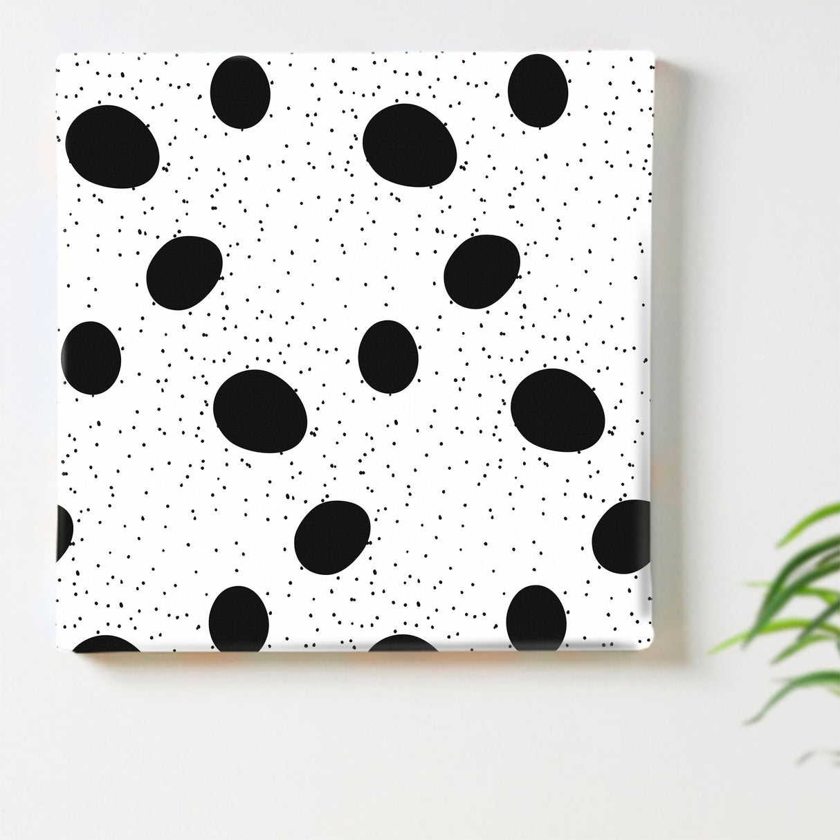 ドット柄の壁掛けアート インテリア雑貨 アートパネル キャンバス   patt-1803-072