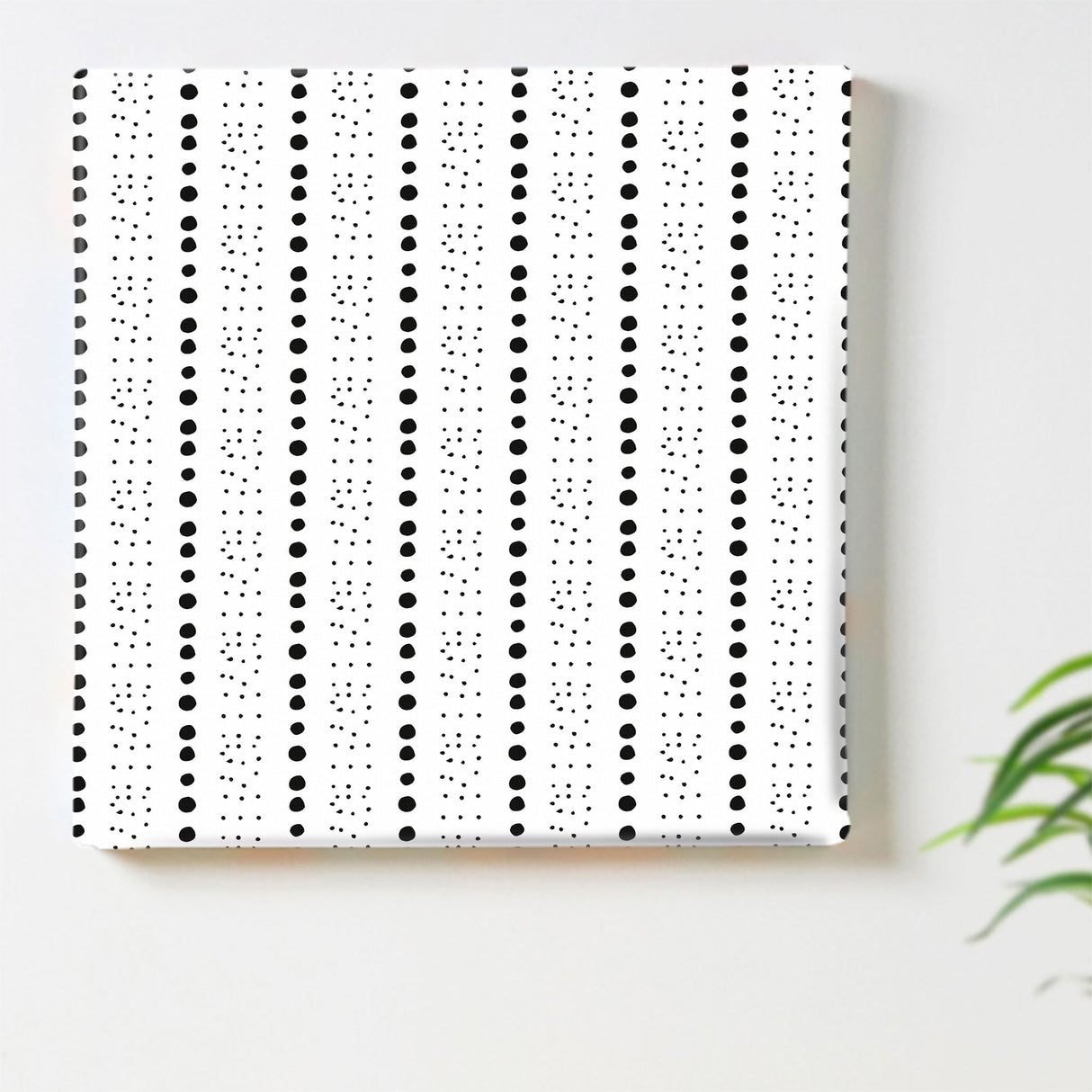 ドット柄のファブリックパネル インテリア雑貨 アートパネル キャンバス   patt-1803-076