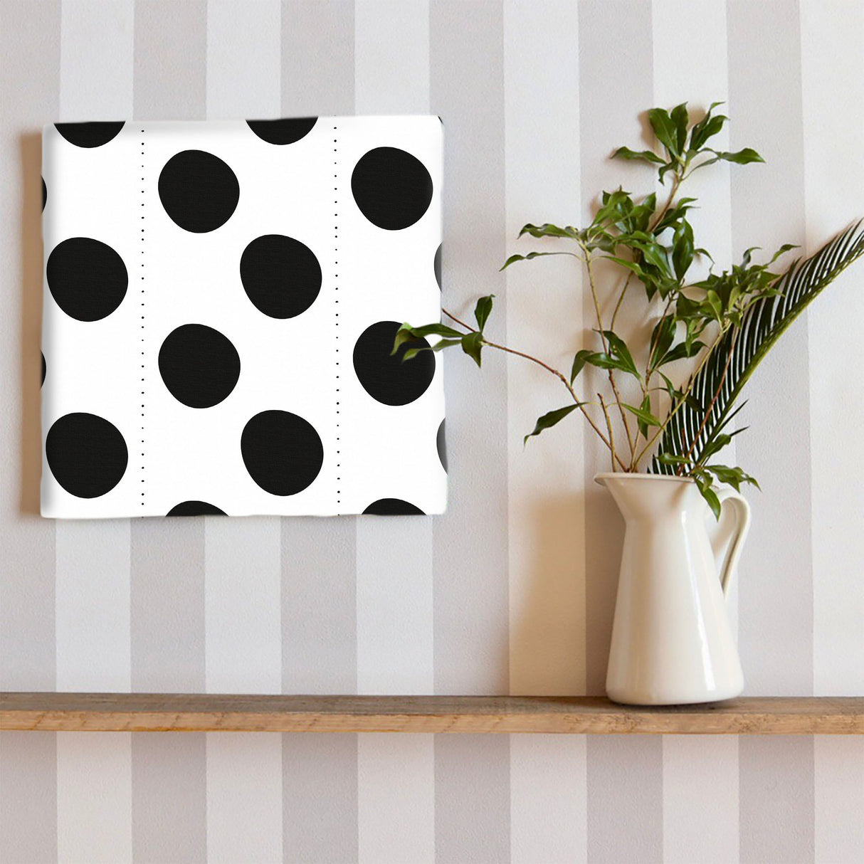ドット柄のファブリックボード インテリア雑貨 アートパネル キャンバス   patt-1803-080