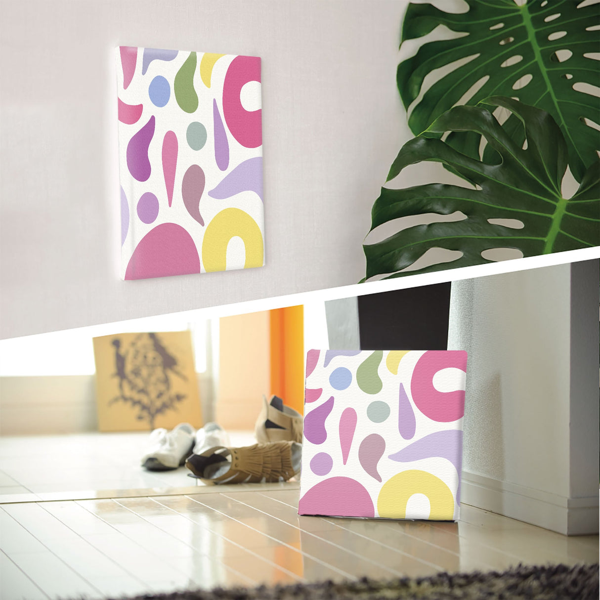 北欧のファブリックパネル インテリア雑貨 アートパネル キャンバス patt-1902-424