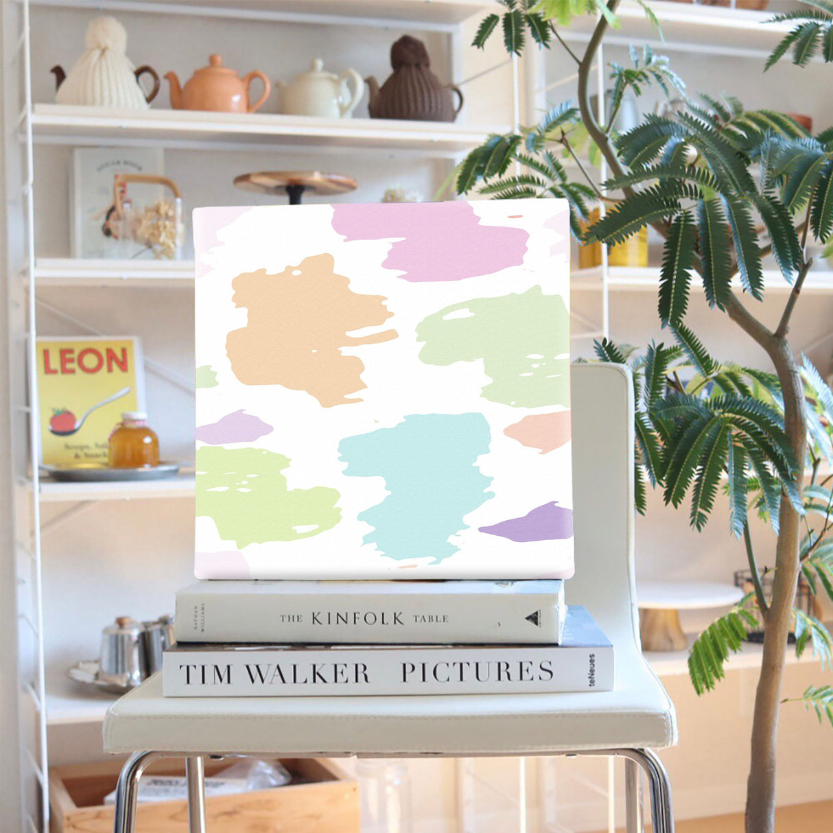 Nordic fabric panel interior goods art panel canvas patt-1902-559