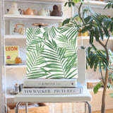 ボタニカルのファブリックボード インテリア雑貨 アートパネル キャンバス グリーン 植物 patt-2003-02
