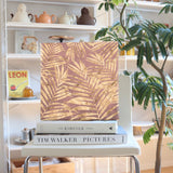 ボタニカルのアートパネル インテリア雑貨 アートパネル キャンバス ブラウン 植物 patt-2003-07