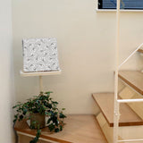 花柄の壁掛けアート インテリア雑貨 アートパネル キャンバス ホワイト 植物 patt-2003-10