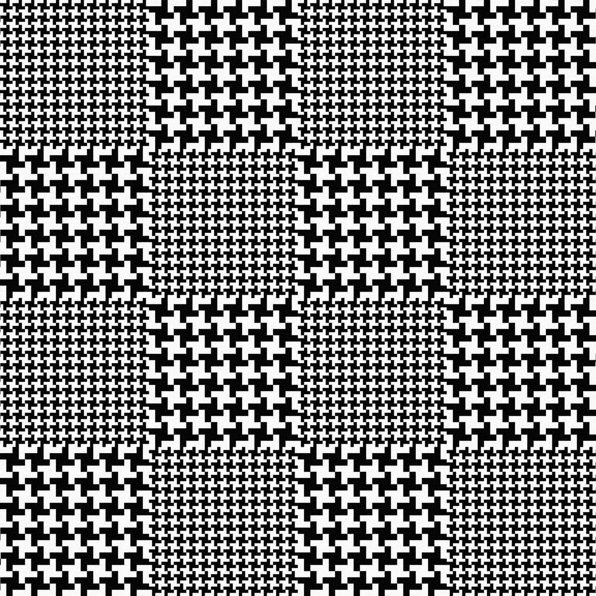 Houndstooth Wall Decor Interior Goods Art Panel Canvas Geometric Pattern patt-2112-001
