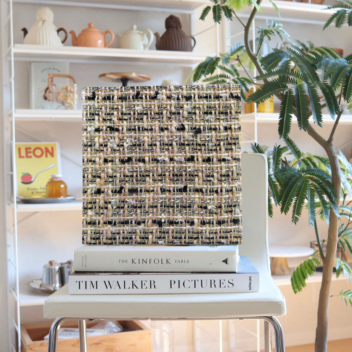 ファブリック柄の壁掛けアート インテリア雑貨 アートパネル キャンバス 幾何学模様  patt-2112-005