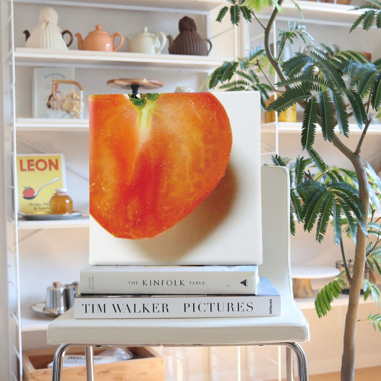 野菜モチーフのファブリック 壁掛け アート pho-0003