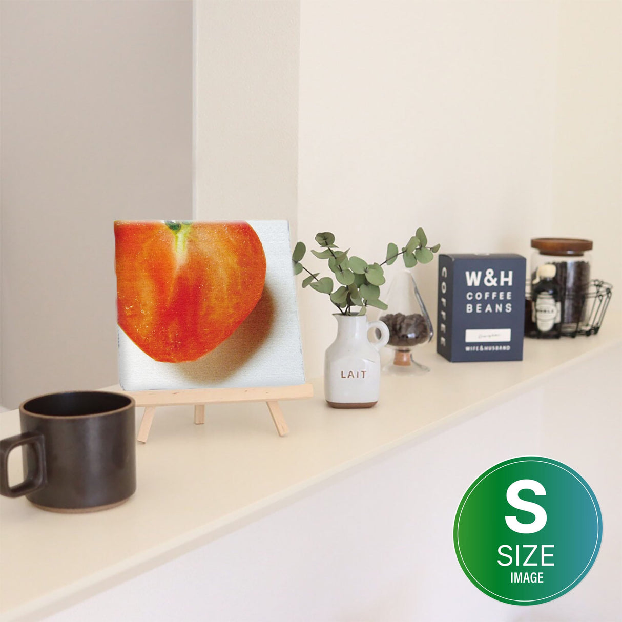 野菜モチーフのファブリック 壁掛け アート pho-0003