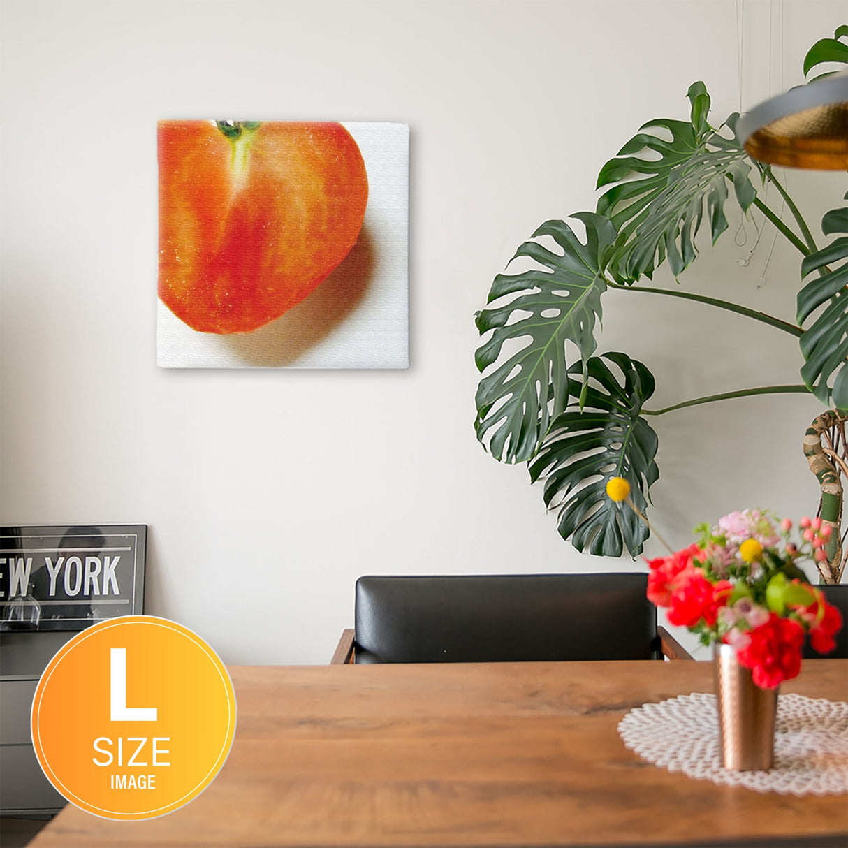 野菜モチーフのファブリック 壁掛け アート pho-0003