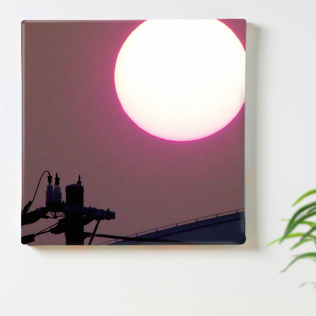 月をモチーフにしたファブリックパネル インテリア アート pho-0007