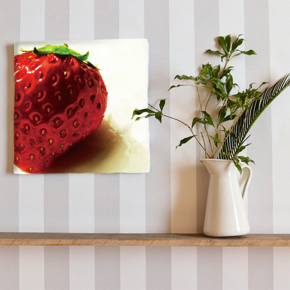 イチゴのファブリックパネル インテリア 雑貨 pho-0010