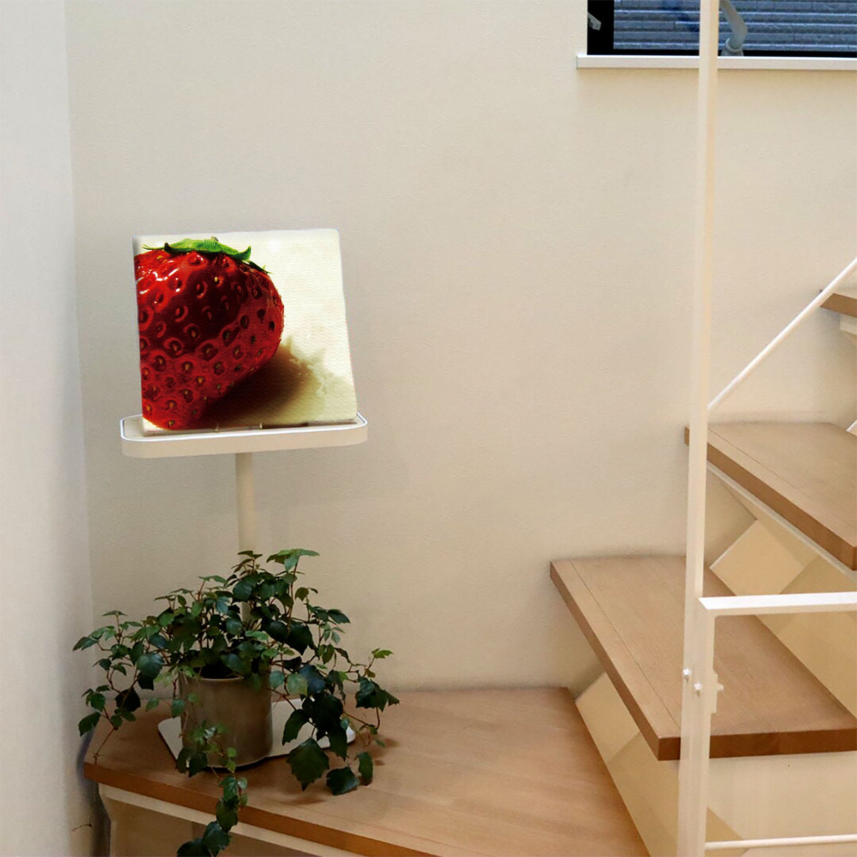 イチゴのファブリックパネル インテリア 雑貨 pho-0010