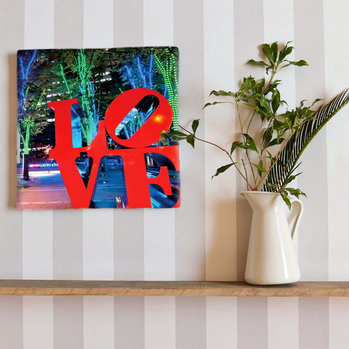 LOVEモチーフのファブリックパネル 一人暮らし インテリア pho-0013