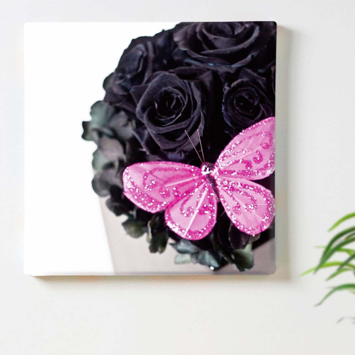 蝶モチーフのインテリア、ファブリックパネル ウォールデコ インテリア pho-0014