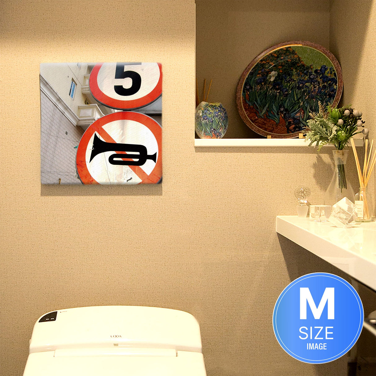 サインモチーフのインテリア小物 写真 壁掛け pho-0018