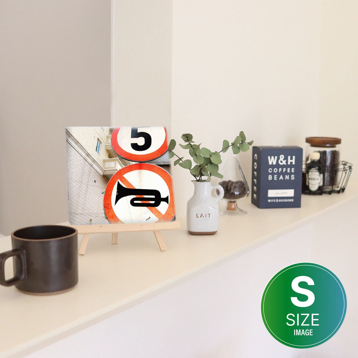 サインモチーフのインテリア小物 写真 壁掛け pho-0018