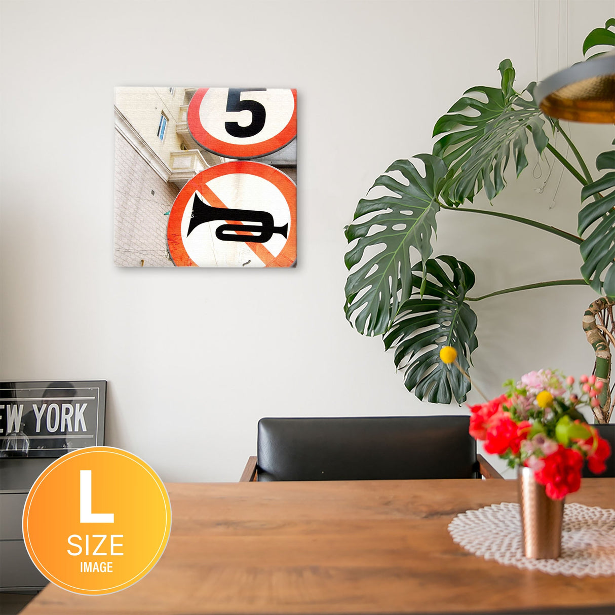 サインモチーフのインテリア小物 写真 壁掛け pho-0018