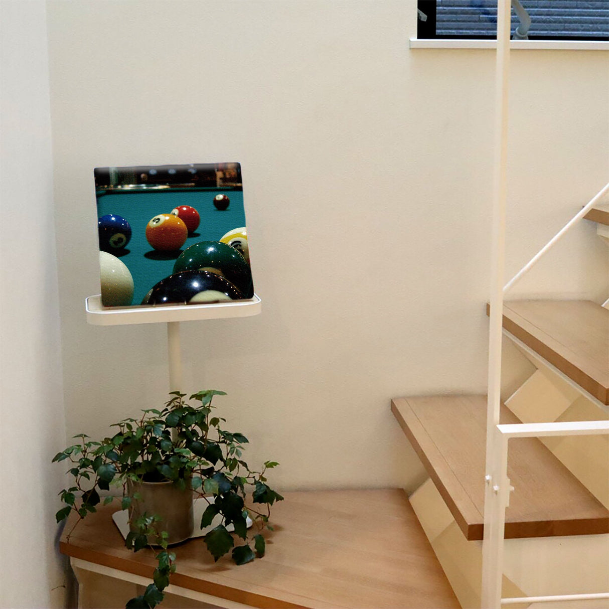壁掛けインテリアにファブリックパネル|ビリヤード ウォールデコ インテリア pho-0034