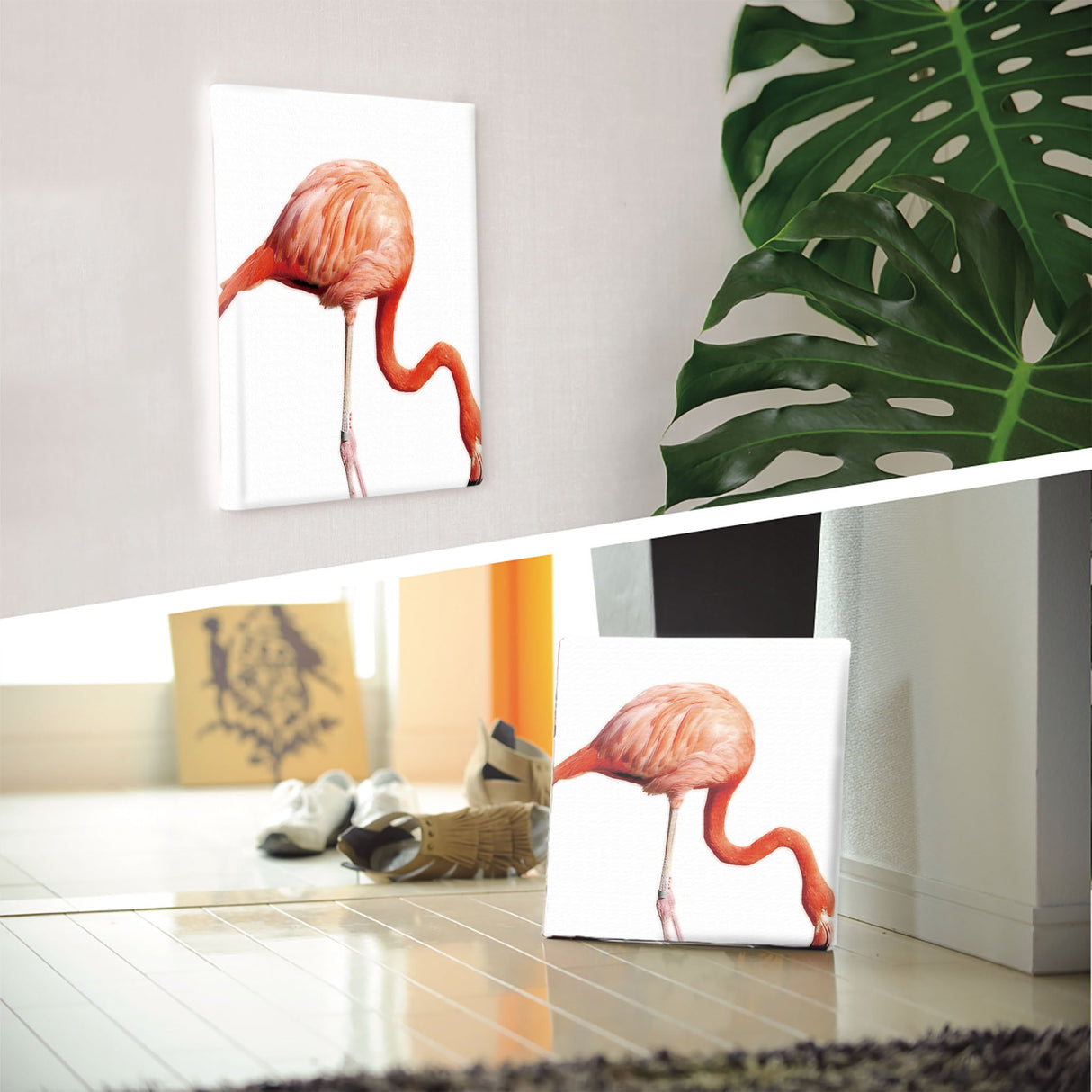 Flamingo Fabric Panel Photo Art pho-0037