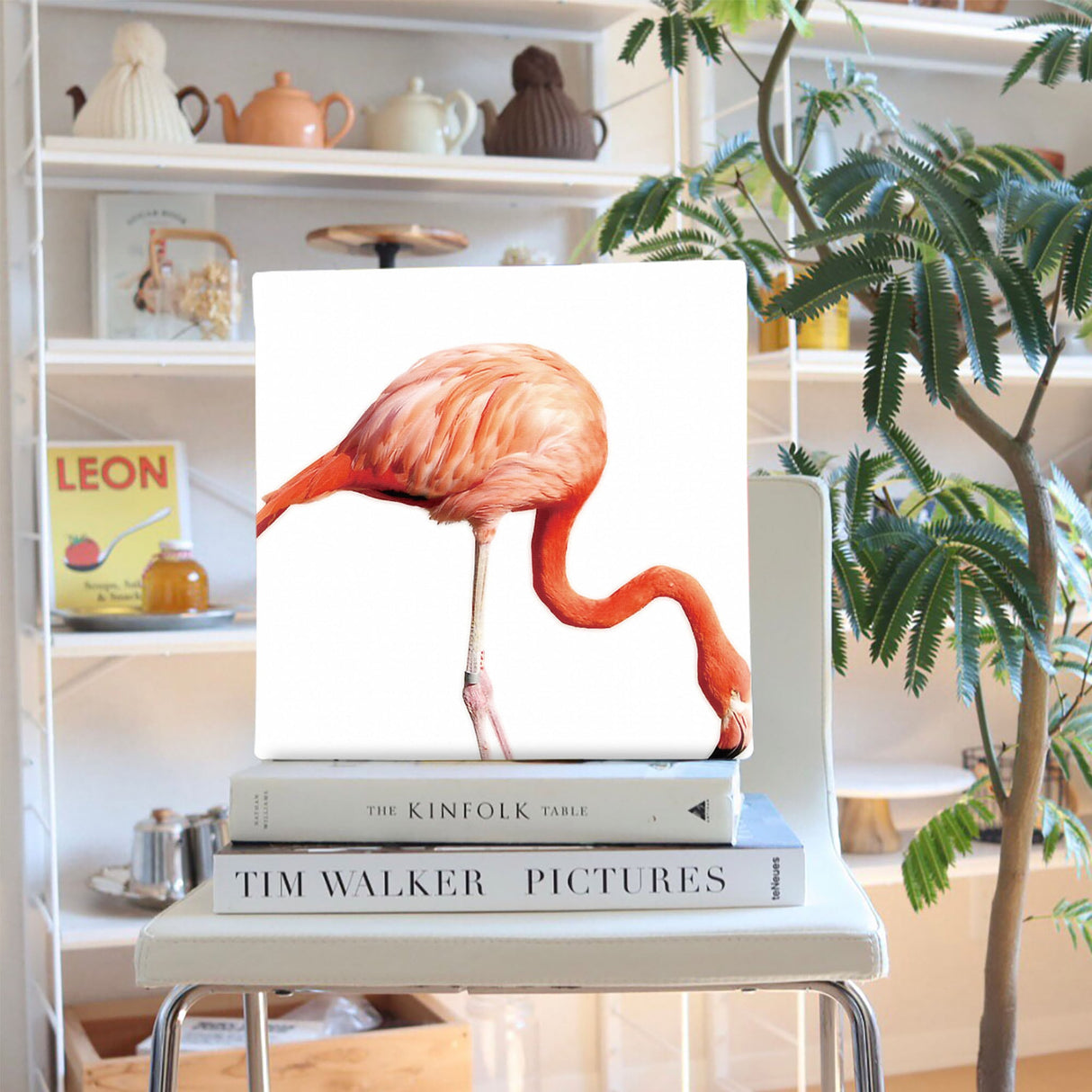 Flamingo Fabric Panel Photo Art pho-0037