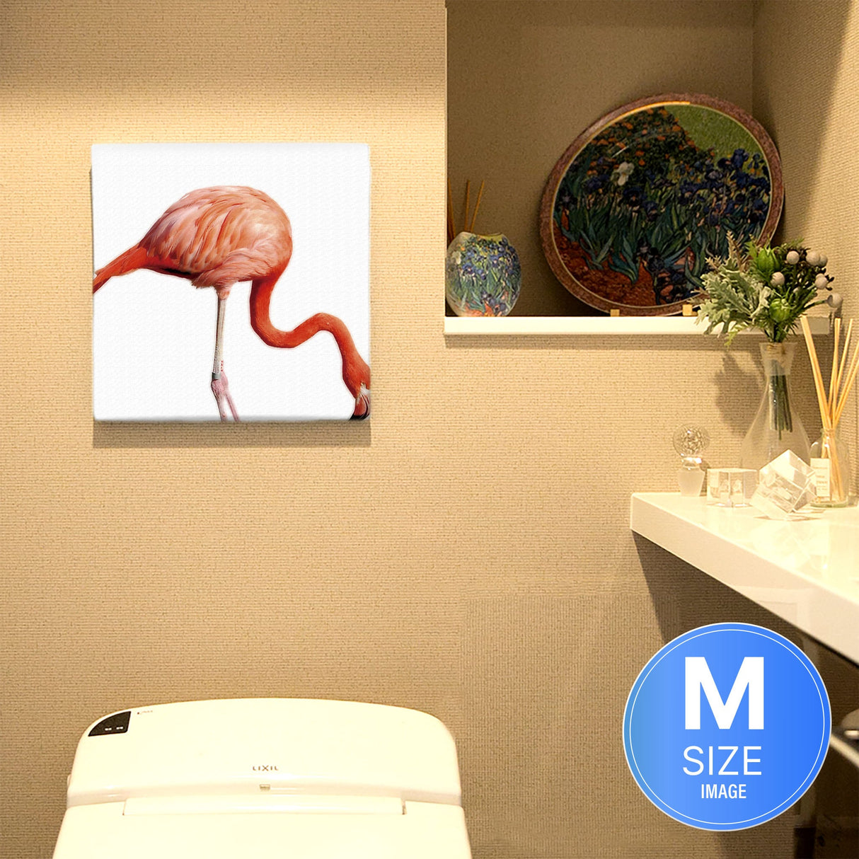 Flamingo Fabric Panel Photo Art pho-0037