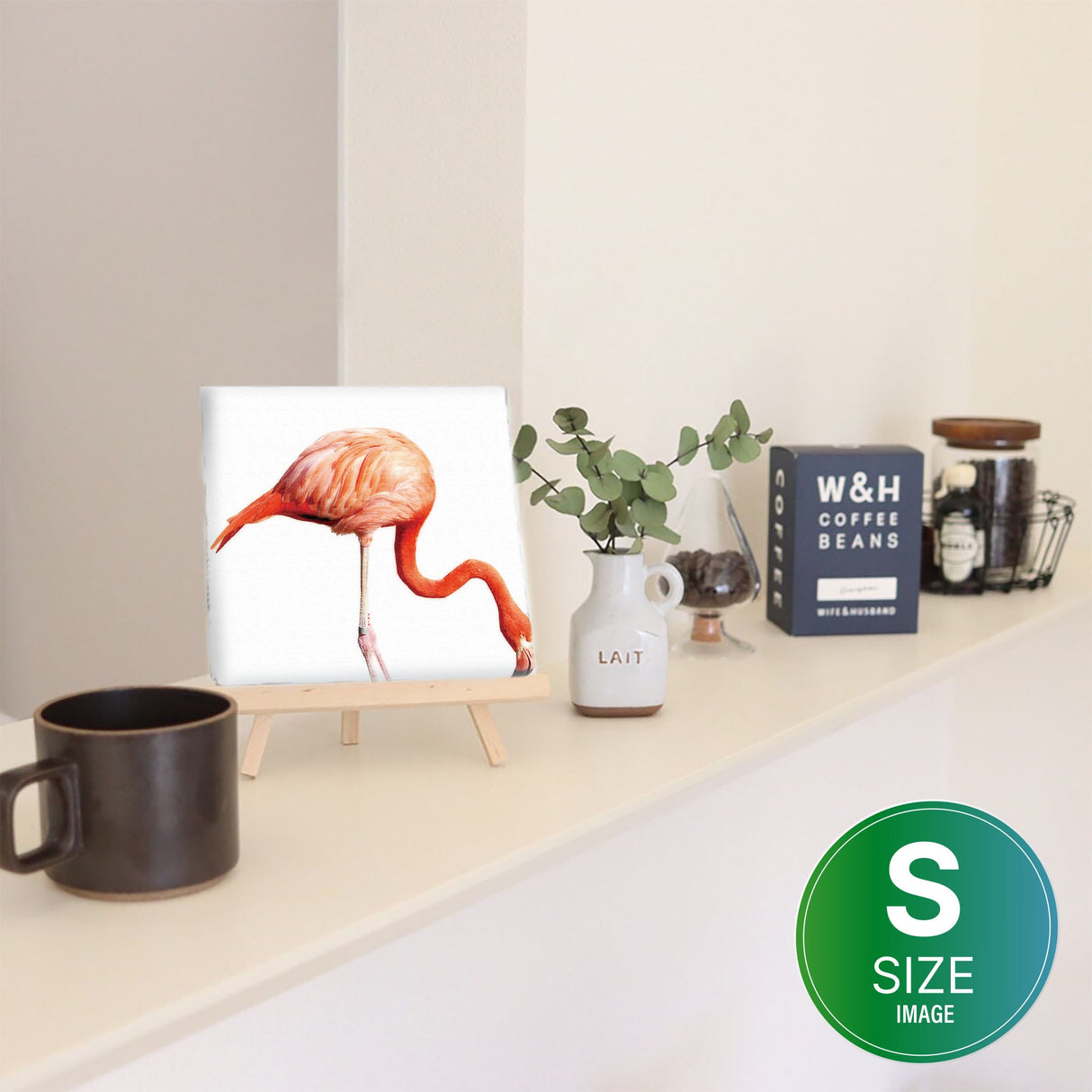 Flamingo Fabric Panel Photo Art pho-0037