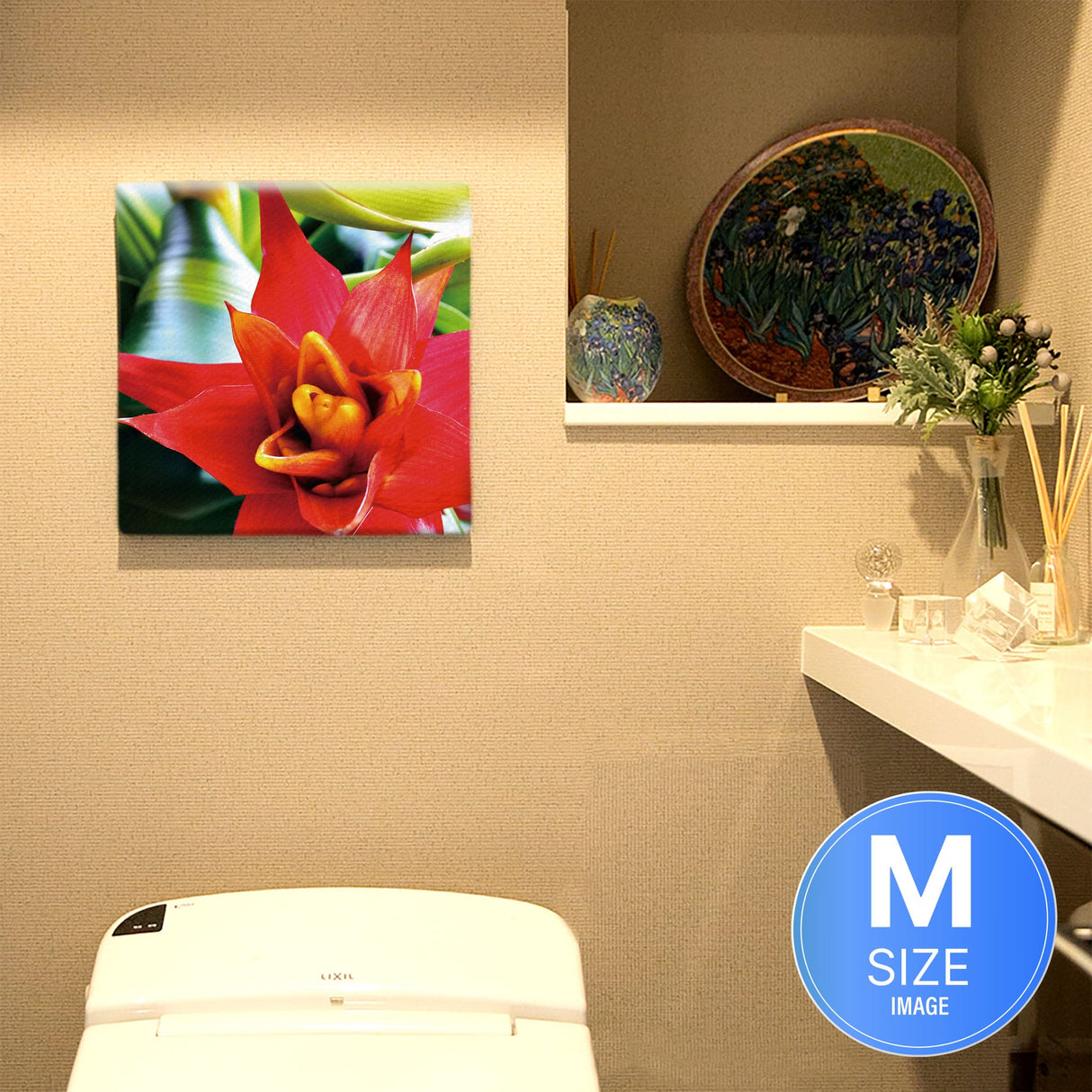 花モチーフのファブリックパネル インテリア 雑貨 pho-0058