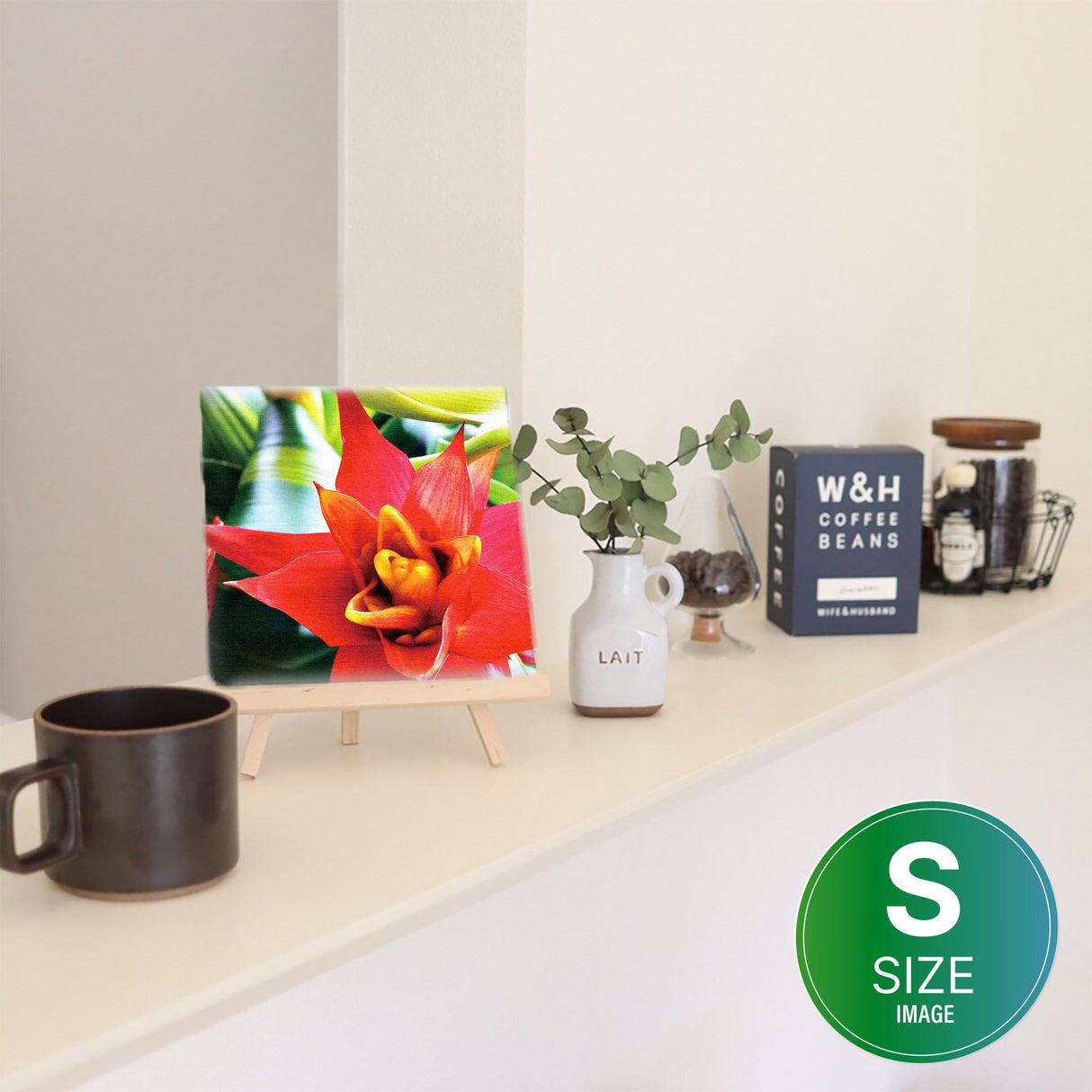 花モチーフのファブリックパネル インテリア 雑貨 pho-0058