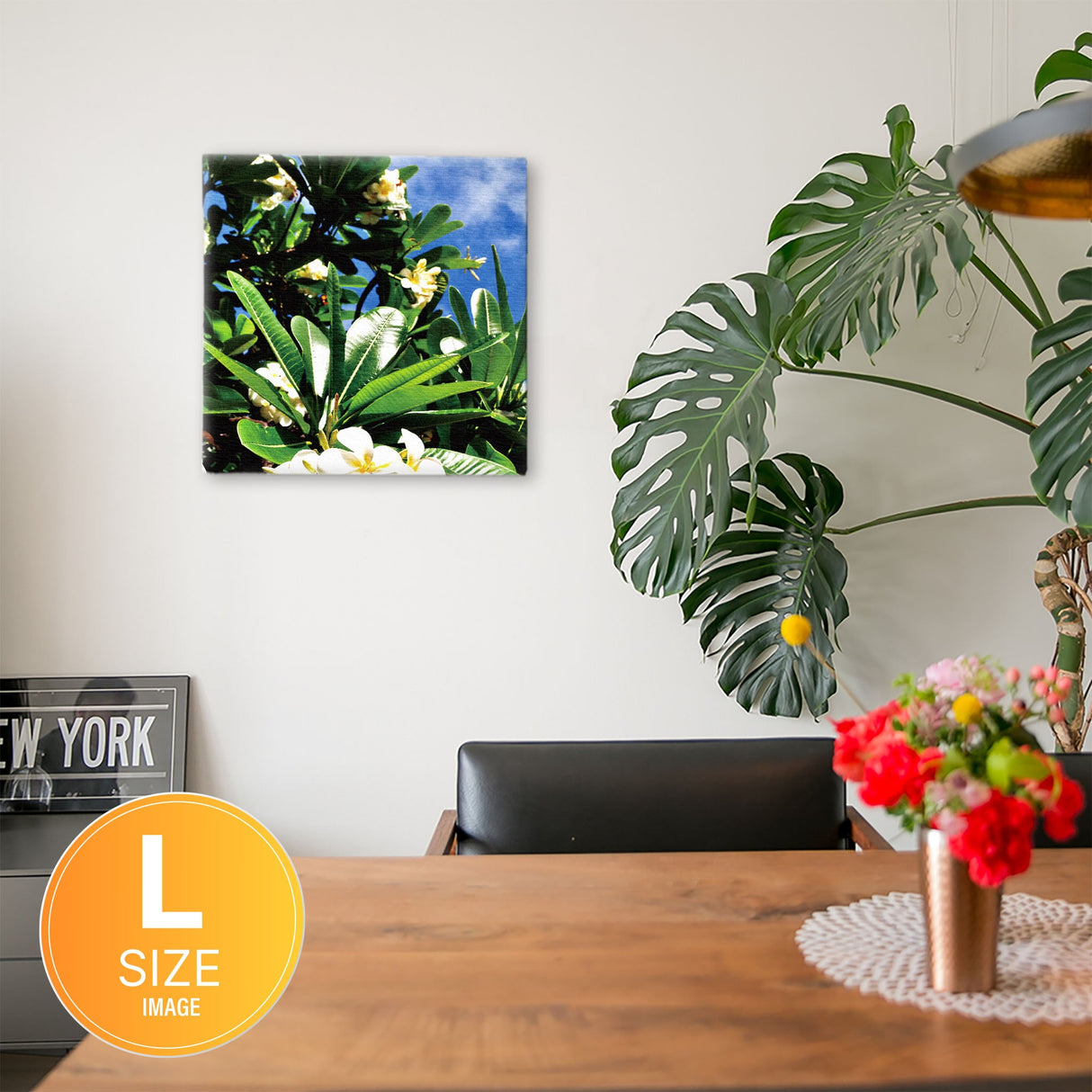 花モチーフのインテリア小物 アート 雑貨 pho-0059