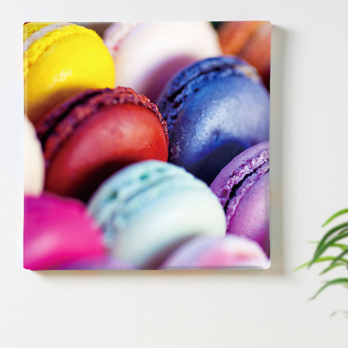 マカロンモチーフのファブリックパネル 壁掛け アート pho-0069