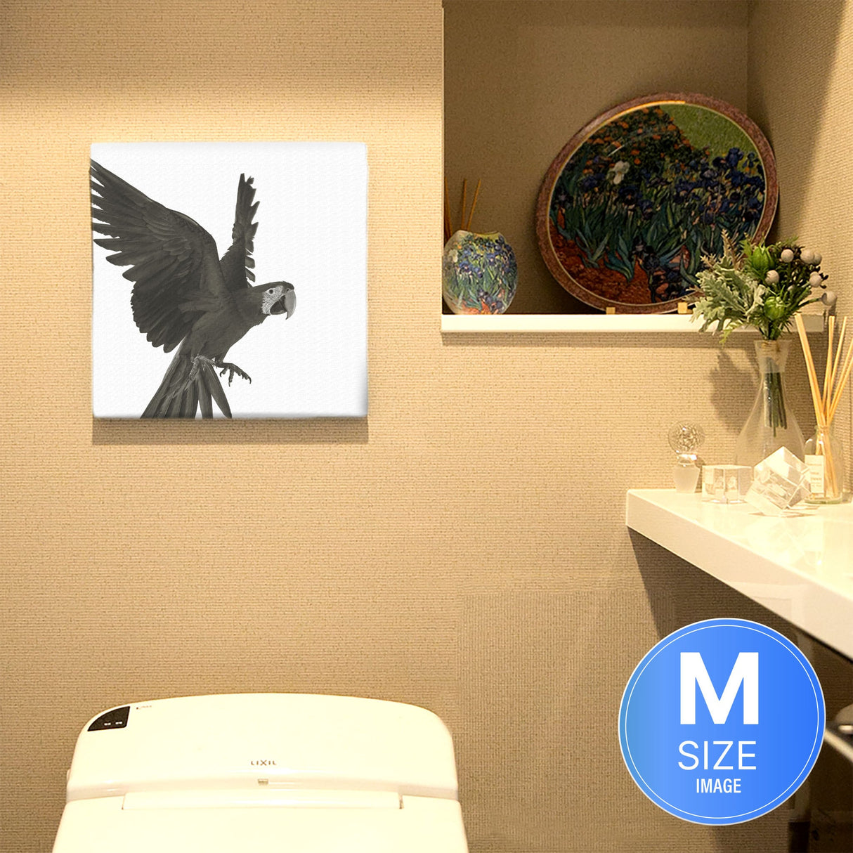 鳥の壁掛けアート インテリア 雑貨 アート シンプルモダン  pho-0108