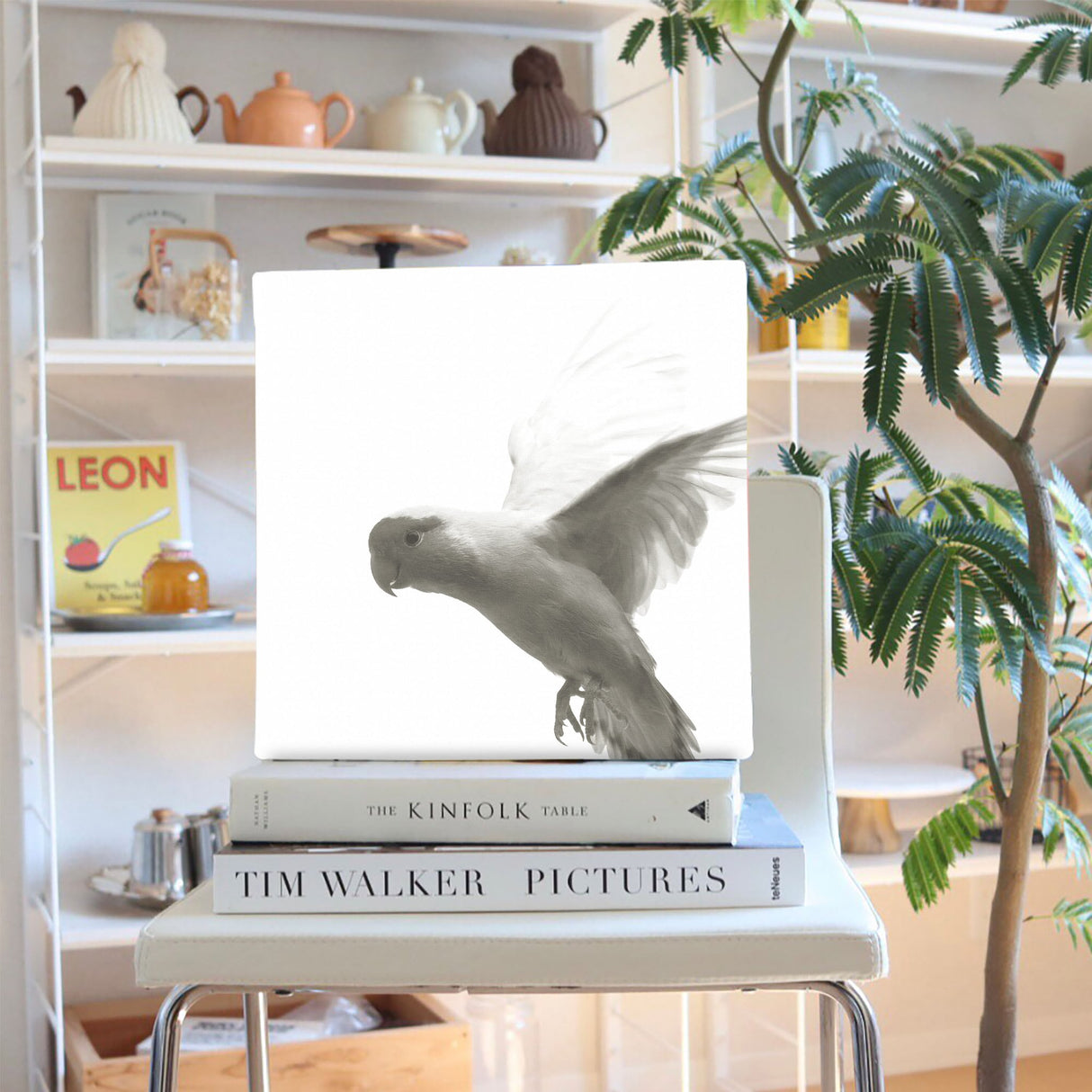 鳥のファブリックボード インテリア 雑貨 アート シンプルモダン  pho-0109