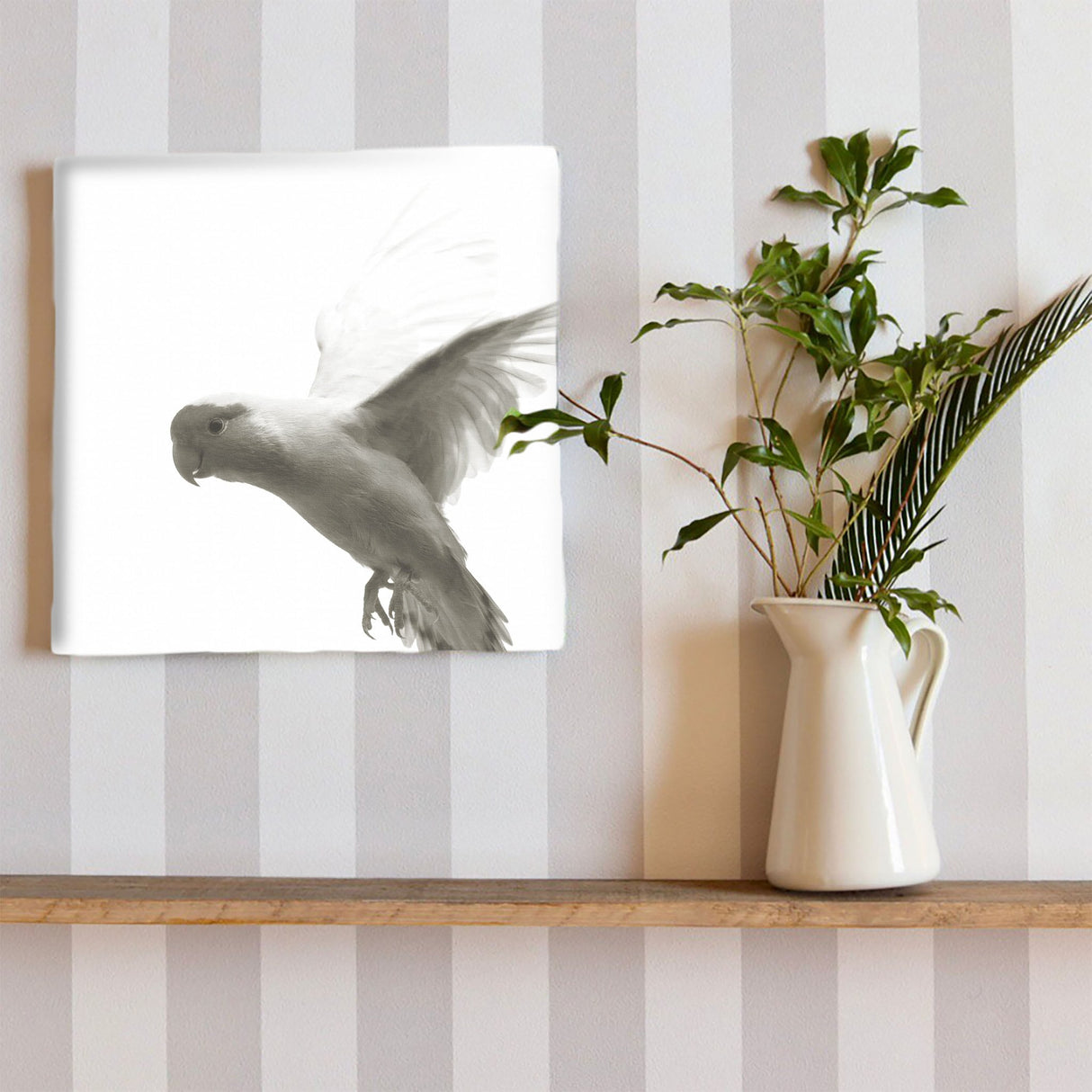 鳥のファブリックボード インテリア 雑貨 アート シンプルモダン  pho-0109