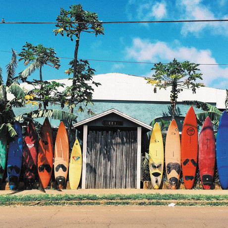 サーフボードのファブリックパネル インテリア雑貨 アートパネル キャンバス poht-1805-01