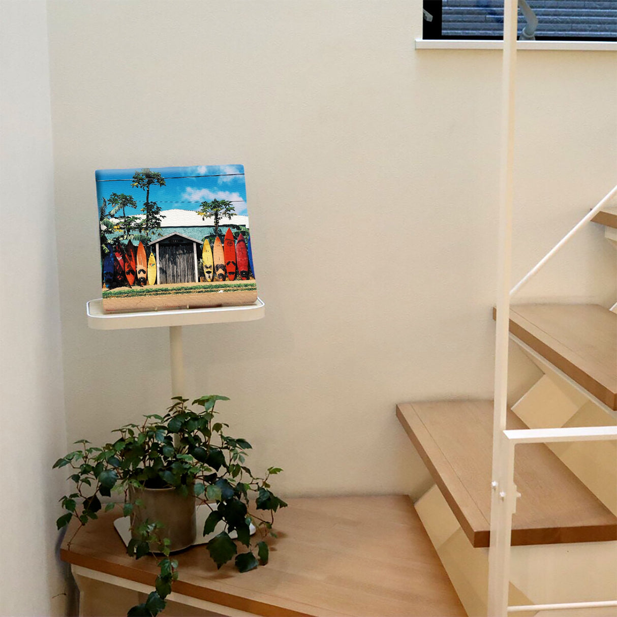 サーフボードのファブリックパネル インテリア雑貨 アートパネル キャンバス poht-1805-01