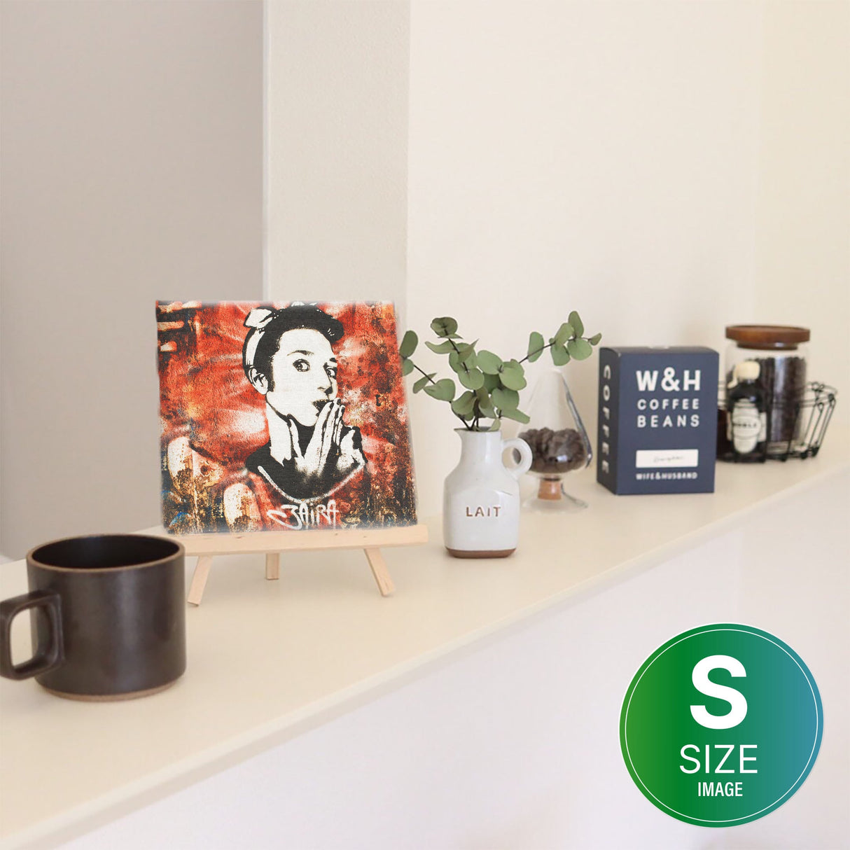 グラフィティのファブリックパネル インテリア雑貨 アートパネル キャンバス poht-1805-05