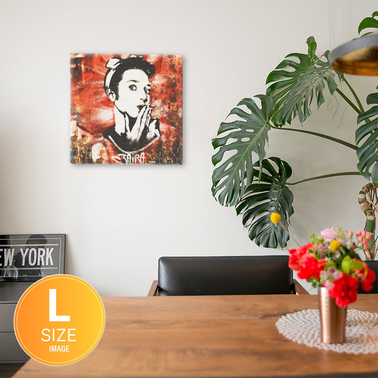 グラフィティのファブリックパネル インテリア雑貨 アートパネル キャンバス poht-1805-05