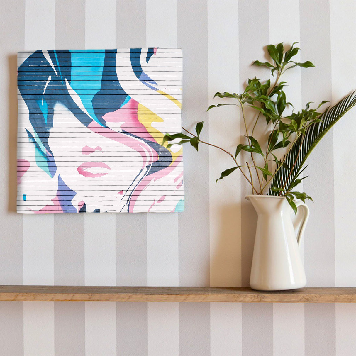 グラフィティのウォールデコ インテリア雑貨 アートパネル キャンバス   poht-1805-06