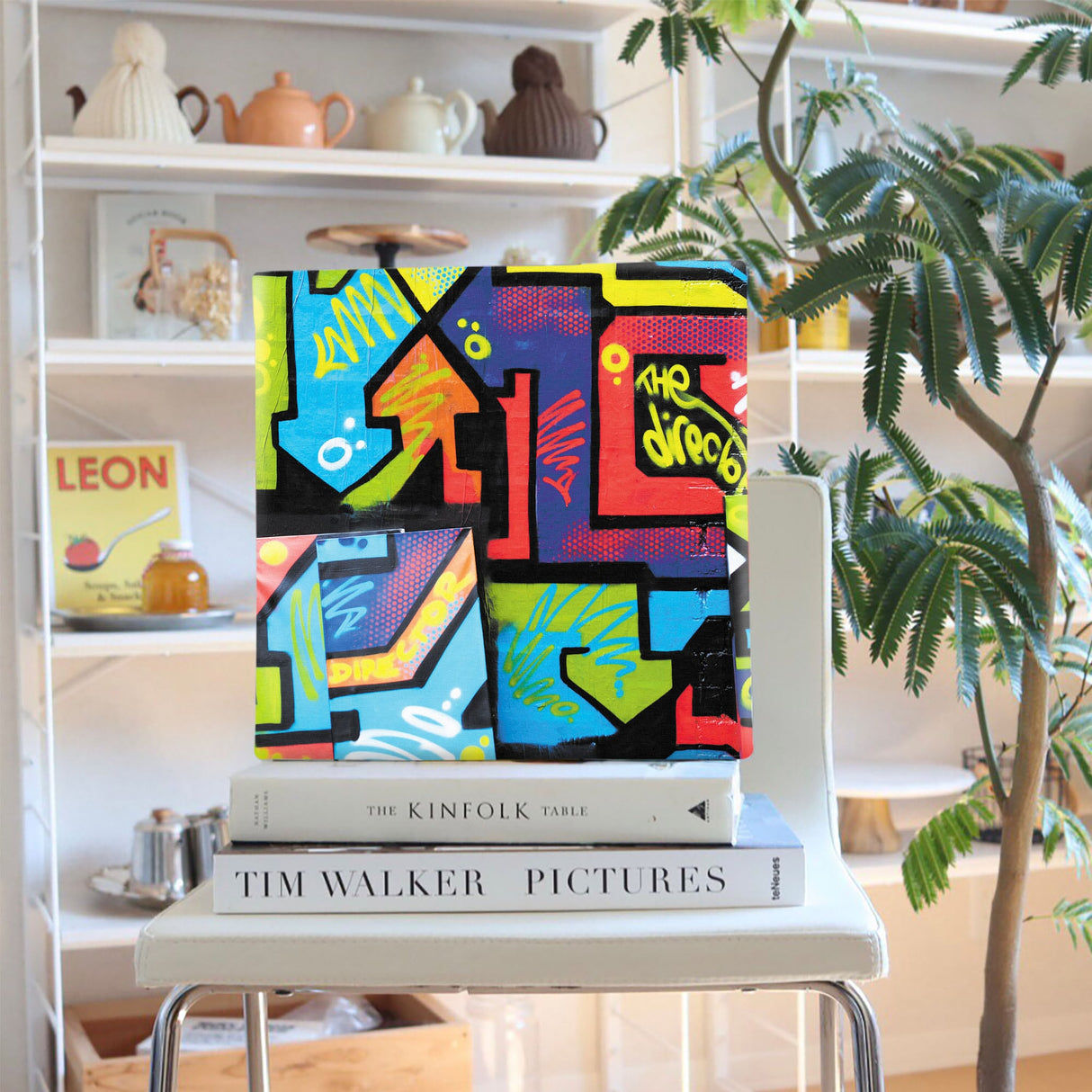 グラフィティのファブリックパネル インテリア雑貨 アートパネル キャンバス poht-1805-07