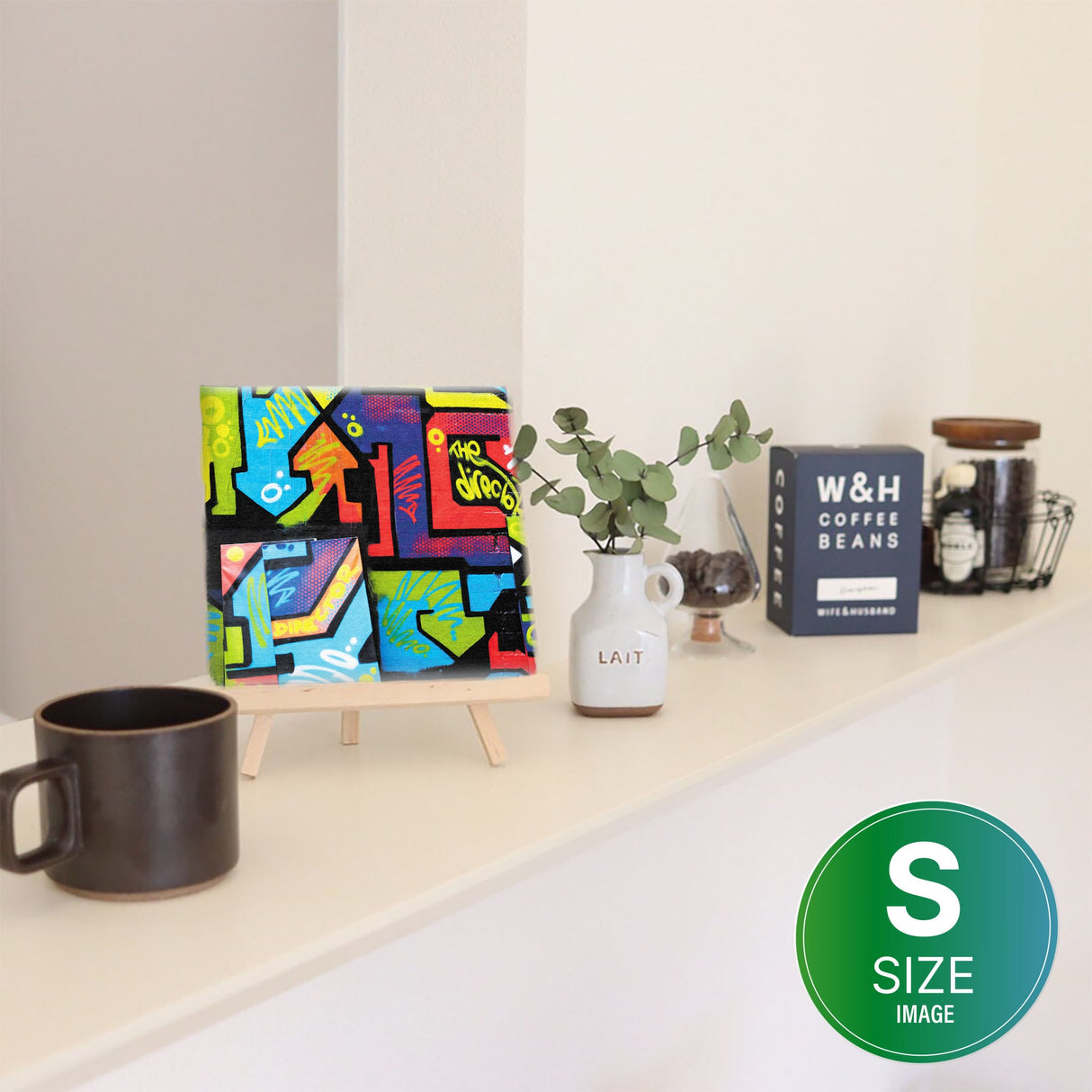 グラフィティのファブリックパネル インテリア雑貨 アートパネル キャンバス poht-1805-07