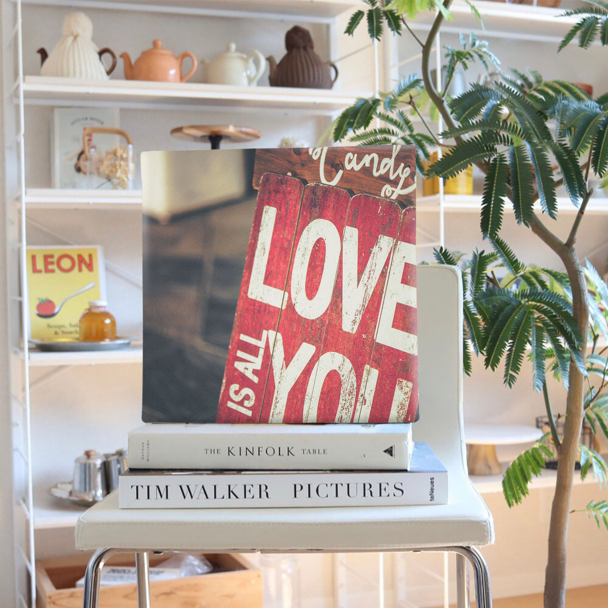 LOVEのファブリックボード インテリア雑貨 アートパネル キャンバス poht-1805-11