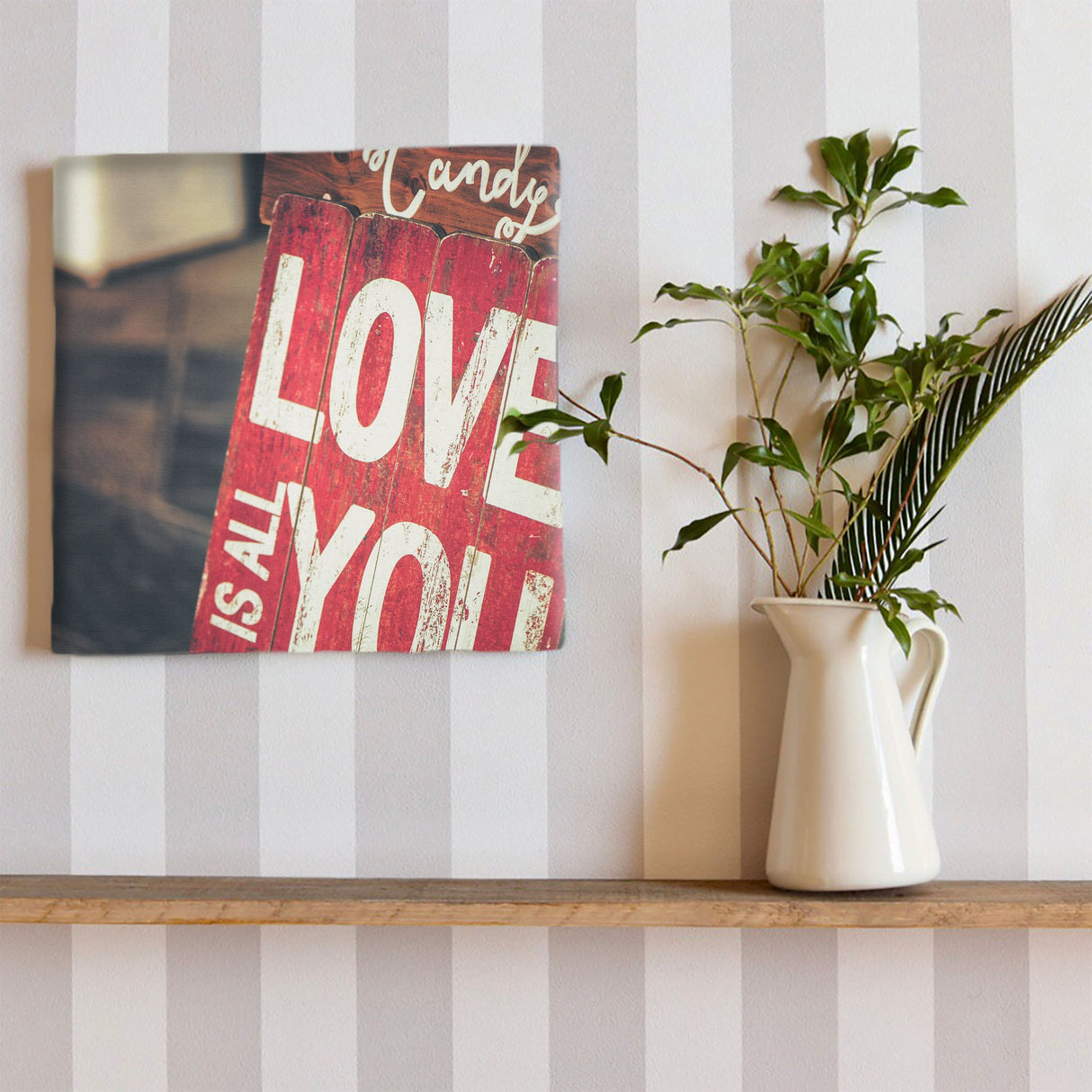 LOVEのファブリックボード インテリア雑貨 アートパネル キャンバス poht-1805-11