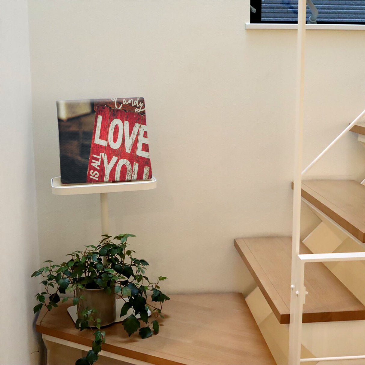 LOVEのファブリックボード インテリア雑貨 アートパネル キャンバス poht-1805-11