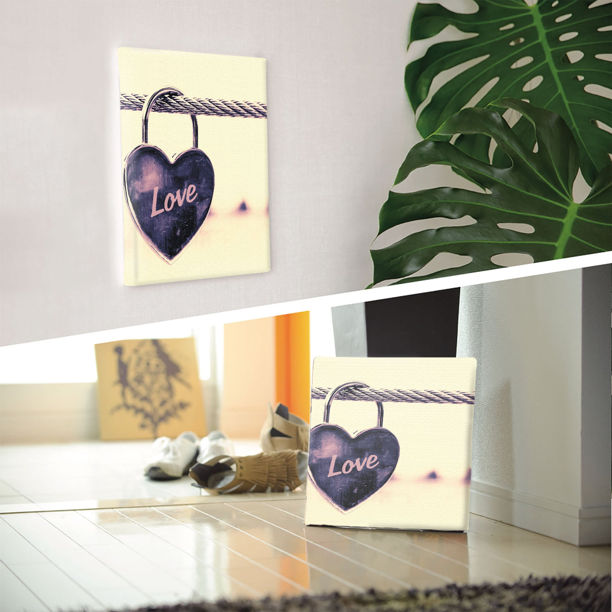 LOVEのファブリックパネル インテリア雑貨 アートパネル キャンバス   poht-1805-12