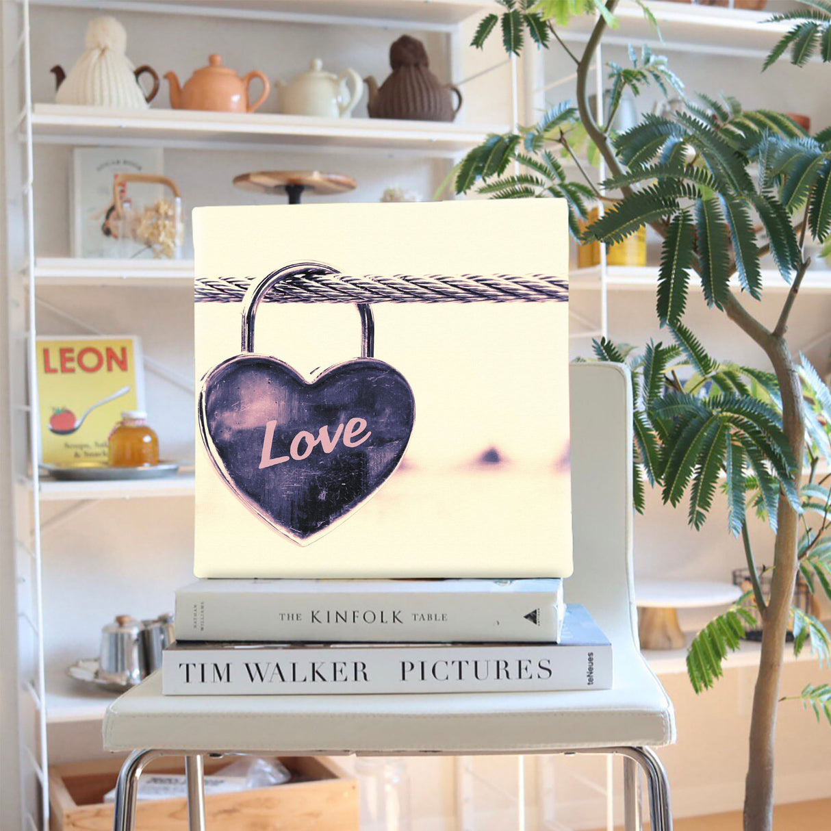 LOVEのファブリックパネル インテリア雑貨 アートパネル キャンバス   poht-1805-12